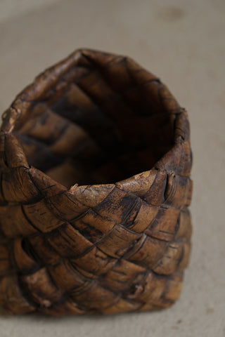 Birch Bark Flower Basket